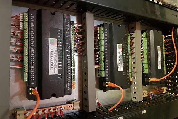 bms easyio controllers controlling hvac system